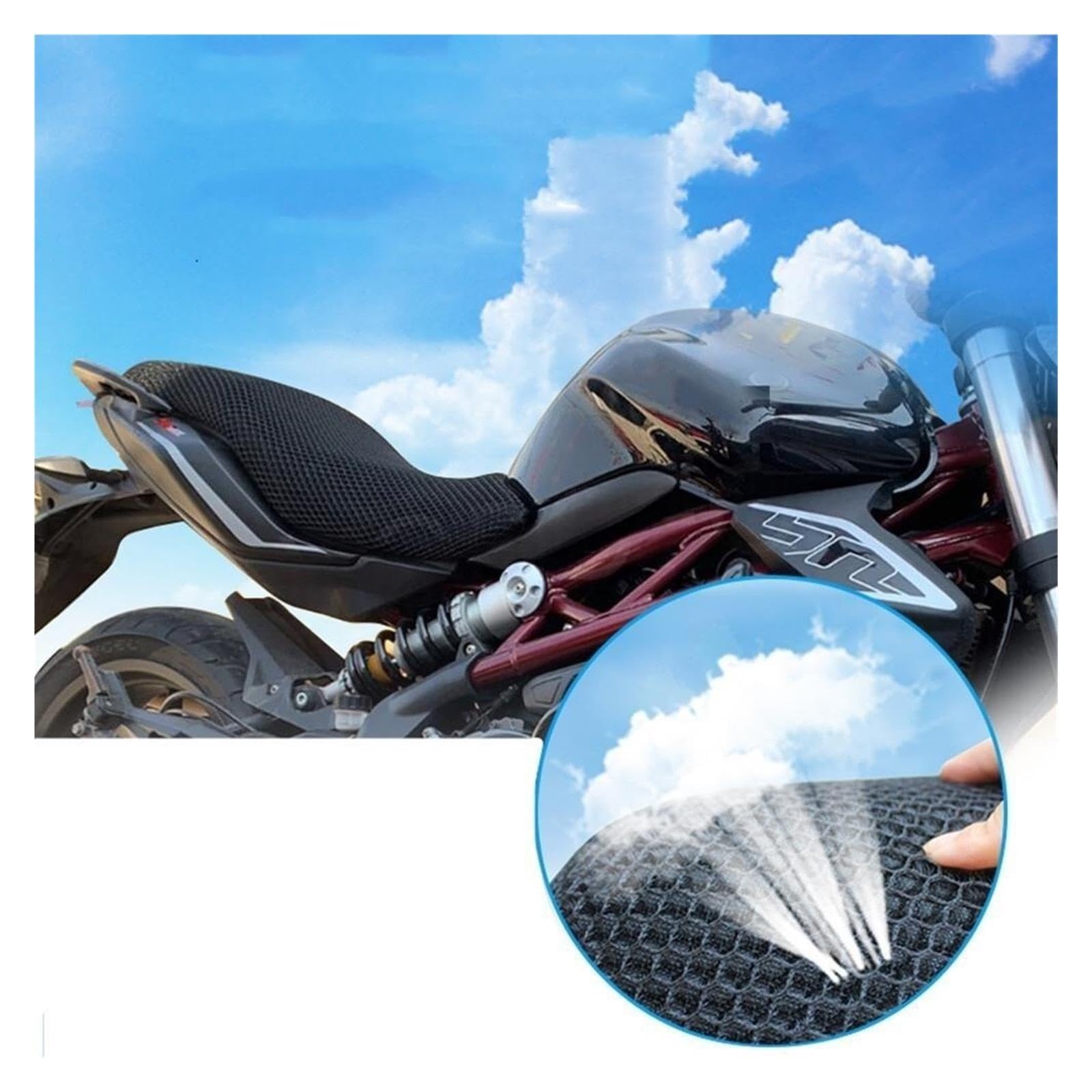 Coprisella Per Benelli 302S BN302S Coprisedile Cuscino Protettivo