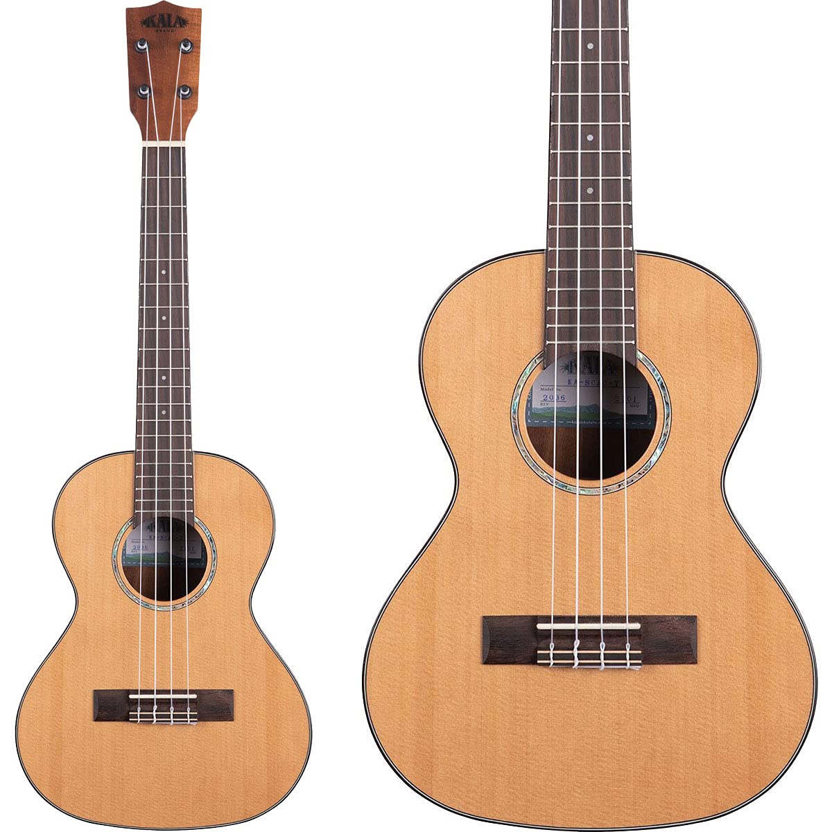 Kala KA-SCAC-T - Ukulele tenore in acacacia, con custodia (UB-T)