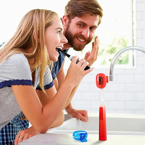 Miniatura 3 de Paquete de 5 fundas para cabeza de cepillo de dientes de viaje, protector de cepillo de dientes, funda protectora de plástico para viajes