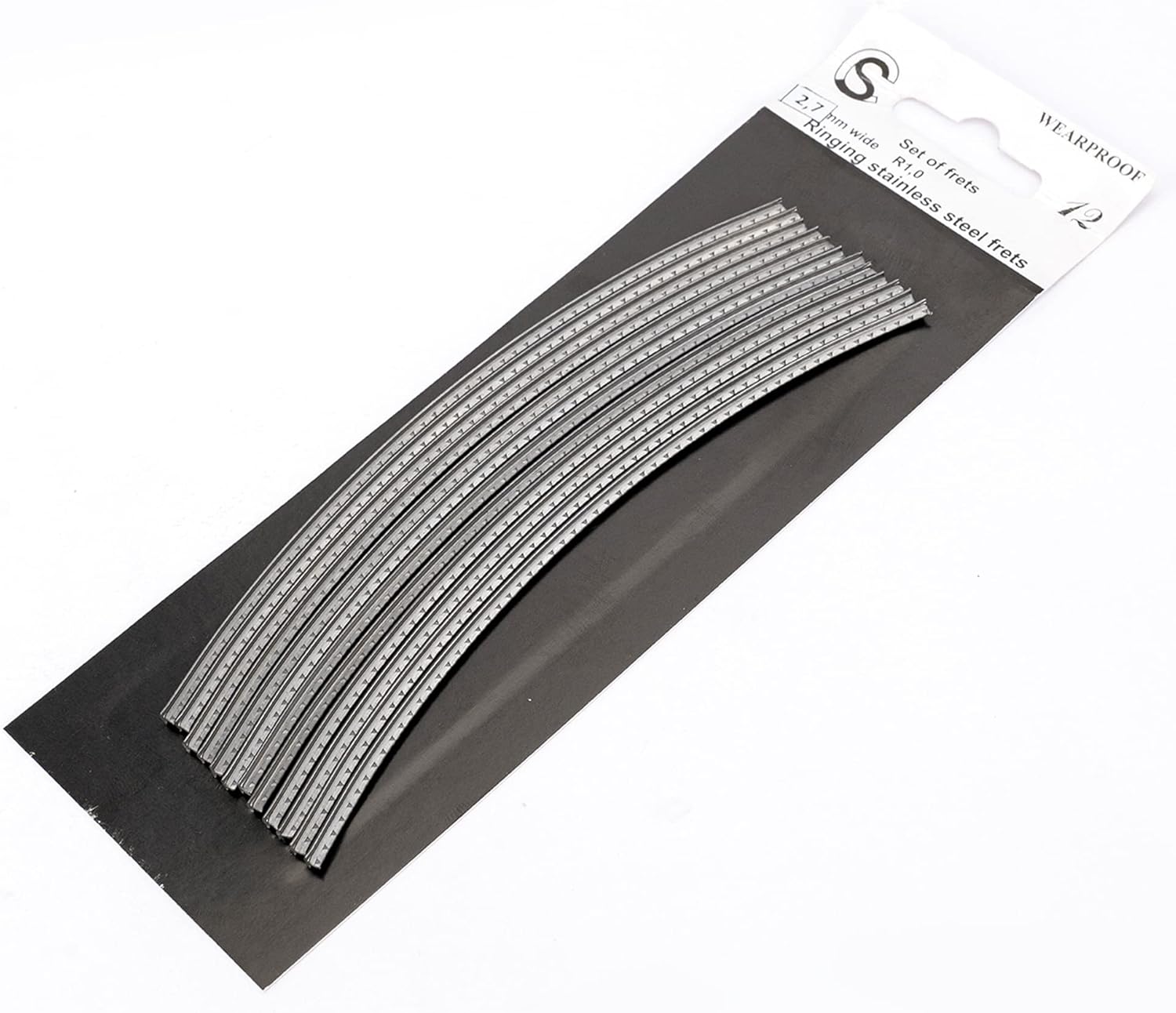 Sintoms RSS270096 Ringing Frets Stainless Steel 2.7mm Jumbo Fret Wire Set for Les Paul SG Electric Guitar