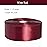 YASEO 1 1/2 Inch Wine Red Solid Satin Ribbon, 50 Yards Craft Fabric Ribbon for Gift Wrapping Floral Bouquets Wedding Party Decoration