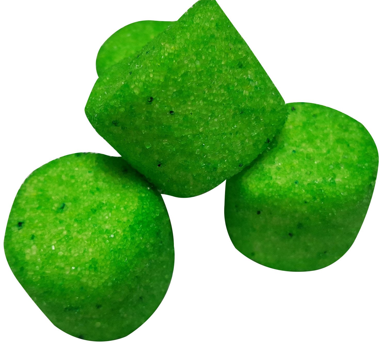 Sugared Marshmallows 2 Pounds and 1 Pounds (Green, 1 Pound)