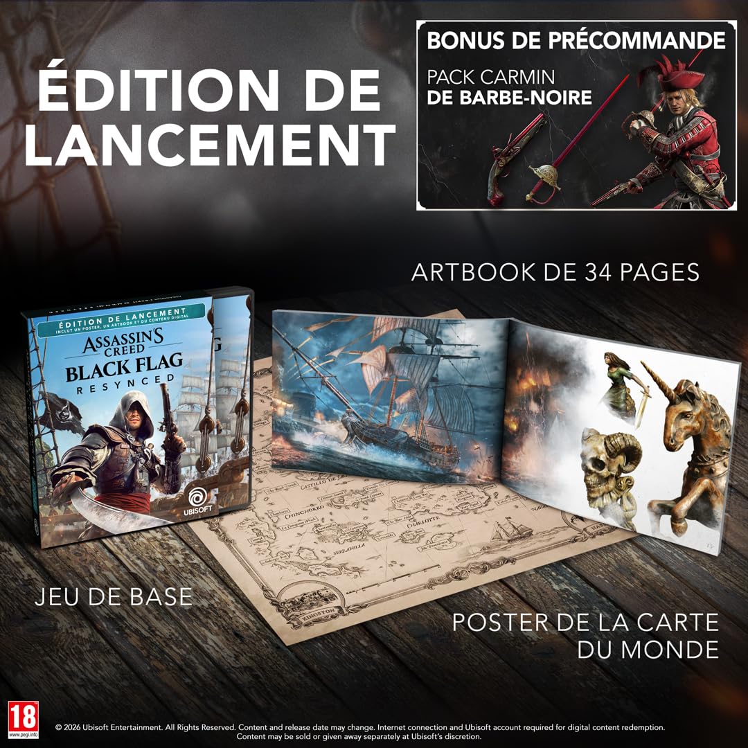 Assassin's Creed Black Flag Resynced Edition de Lancement (PS5)