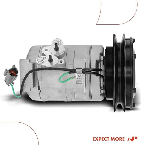 Miniatura 9 de A-Premium Compresor de aire acondicionado AC con embrague compatible con John Deere 450CLC, 450DLC, 600CLC, 650DLC, 800C, 850DLC