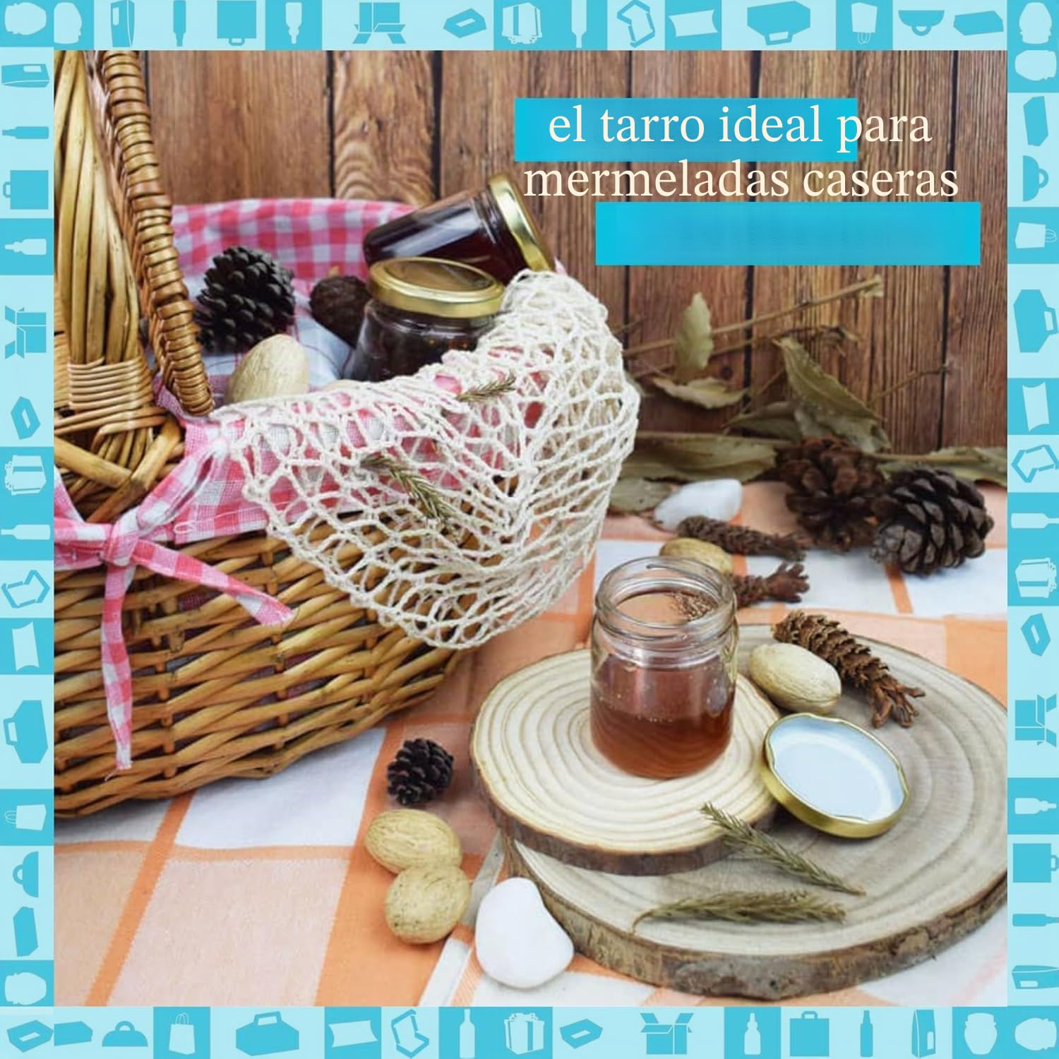 20 Tarros de Cristal 100 ml con Tapa Dorada + 20 Cajas de Cartón con Ventana – Botes de Mermelada de Regalo para Bodas y Detalles | Espirito Rebelde