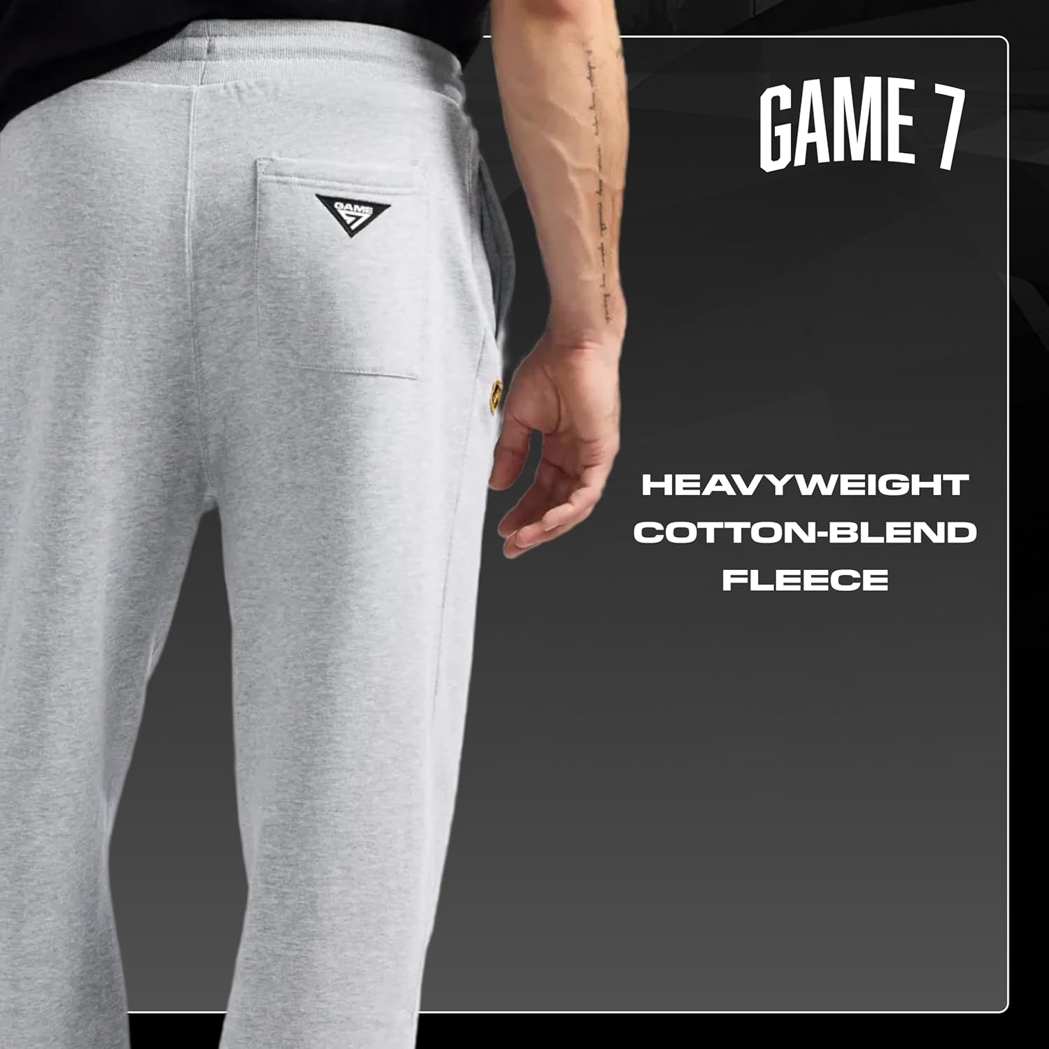GAME 7 x NHL Men's Officially Licensed Casual Jogger Fleece Sweatpants with Pockets - Image 6