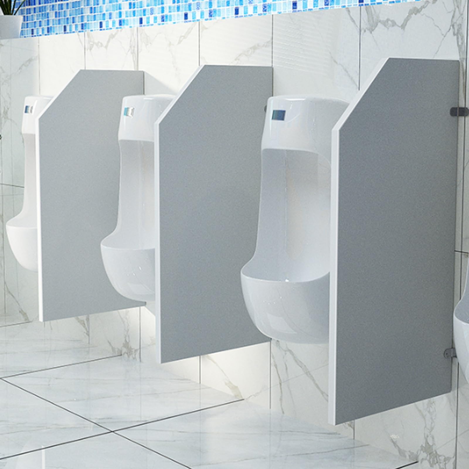 GJZQDKX Urinal Divider Privacy Screen,Privacy Urinal Screen Divider - Stainless Steel Baffle Partition for Public Toilets, Schools & Restaurants - Men‘s Restroom Privacy Solution, Durable & Easy to