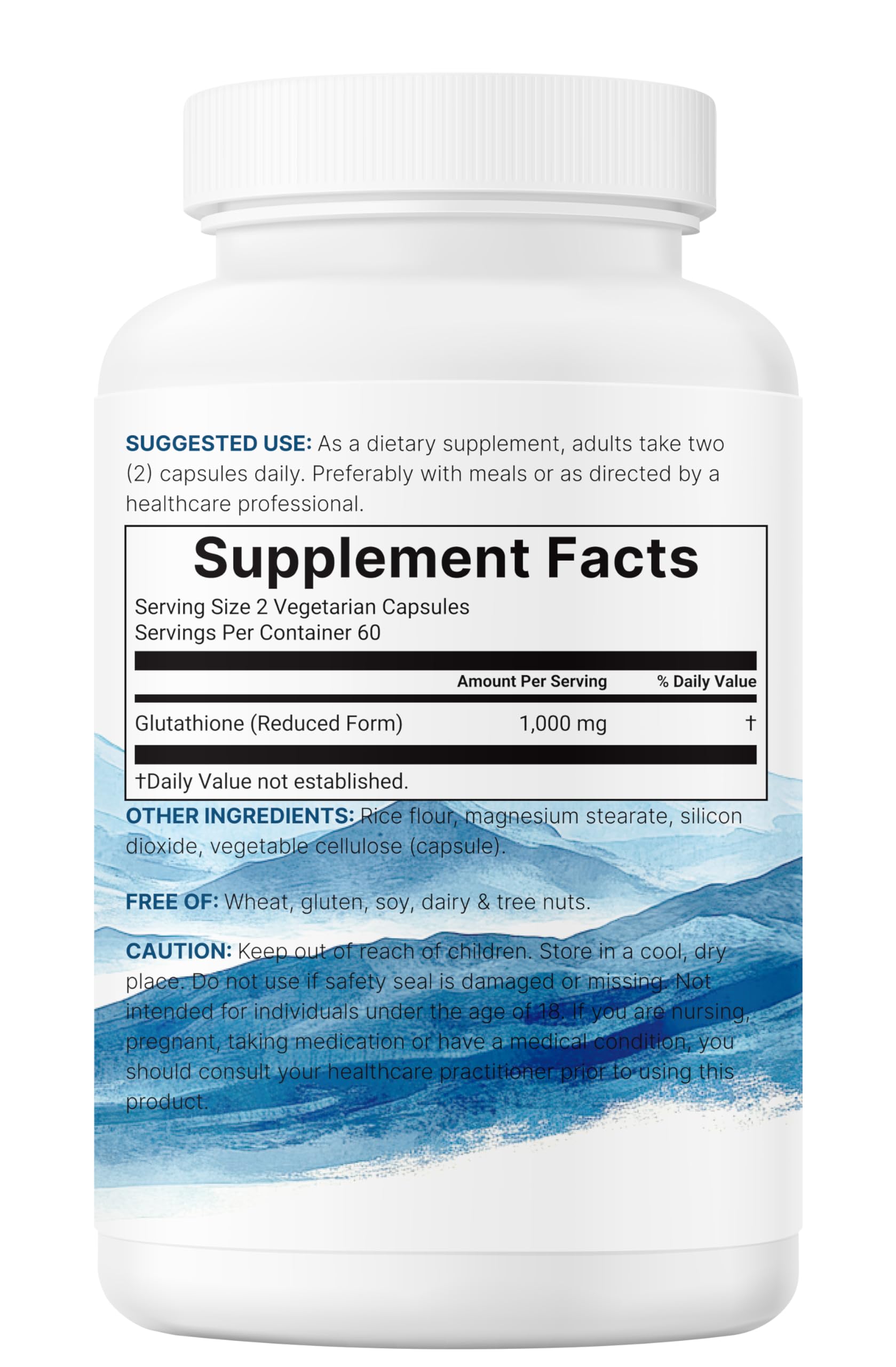 Micro Ingredients Glutathione 1,000mg, 120 Veggie Capsules | Extra Strength Reduced Glutathione + Active Antioxidant Form | Liver Health & Immune Support Supplement | Non-GMO, Gluten Free, Vegan — Amazon image 6