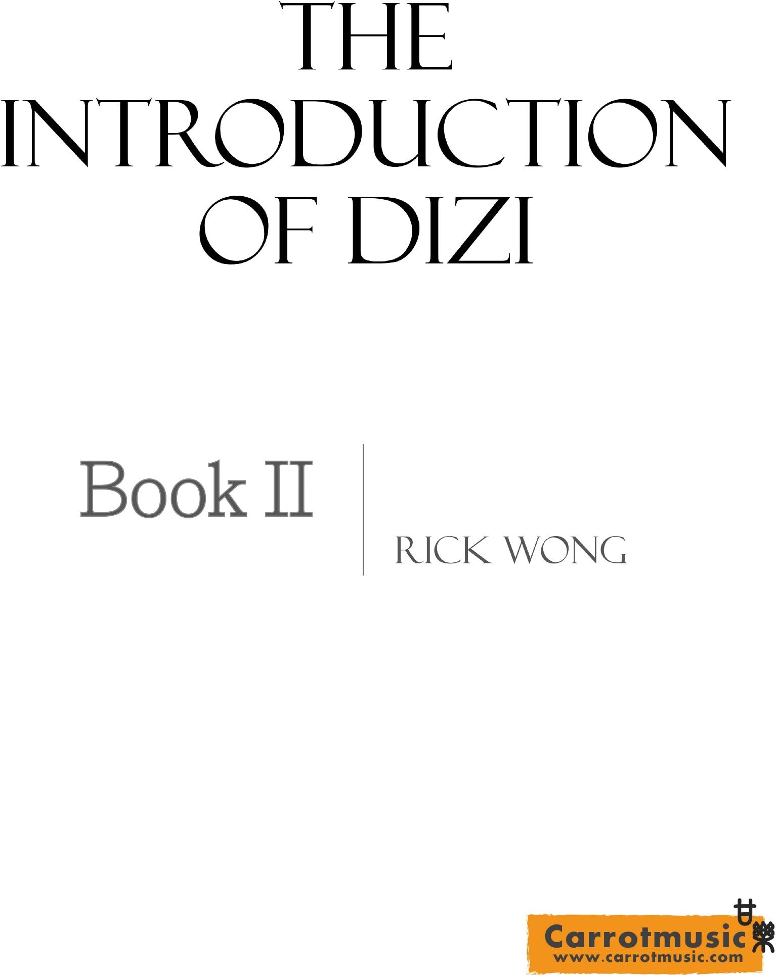 Carrotmusic The Introduction of Dizi Book 2