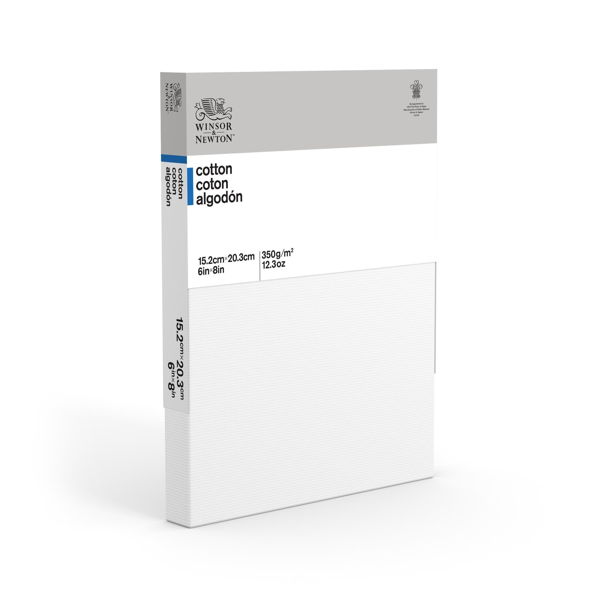 Winsor & Newton White Classic Cotton Canvas, 6" X 8"