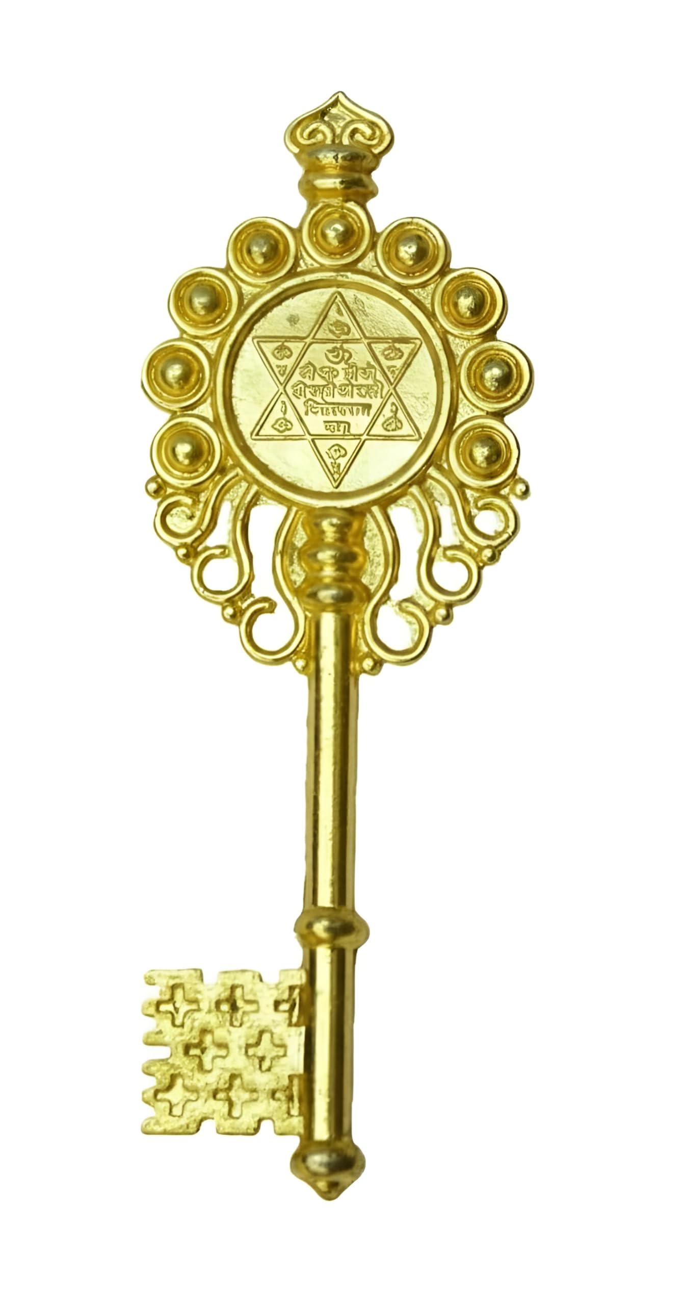 TSS The Sanatan Setu Kuber Kunji Key for Money and Prosperity | Original Brass Vastu & Feng Shui Key | Wealth & Good Luck Symbol | Home & Office Décor | Ideal Gift | 1 Piece-picture-14
