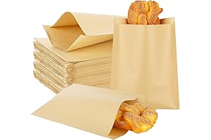 800 Count Wax Paper Bags: Sturdy Greaseproof Envelopes for Baking, Snacks, and More