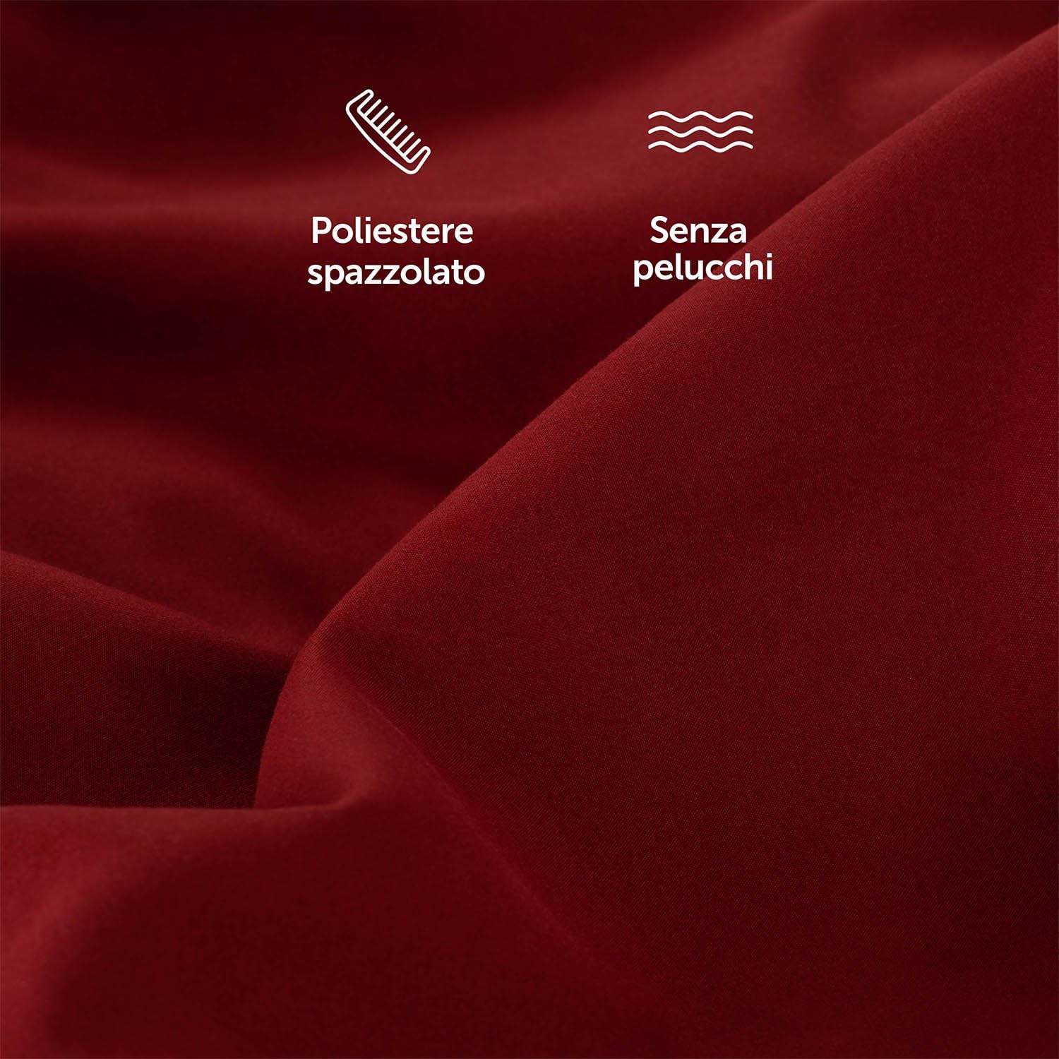 Blumtal Federe Cuscini Divano 40x60 cm - Set di Copricuscini per Divani in Microfibra a 2 Pezzi con Chiusura a Zip, certificati Oeko-Tex, extra morbidi e lavabili - Rosso Aurora