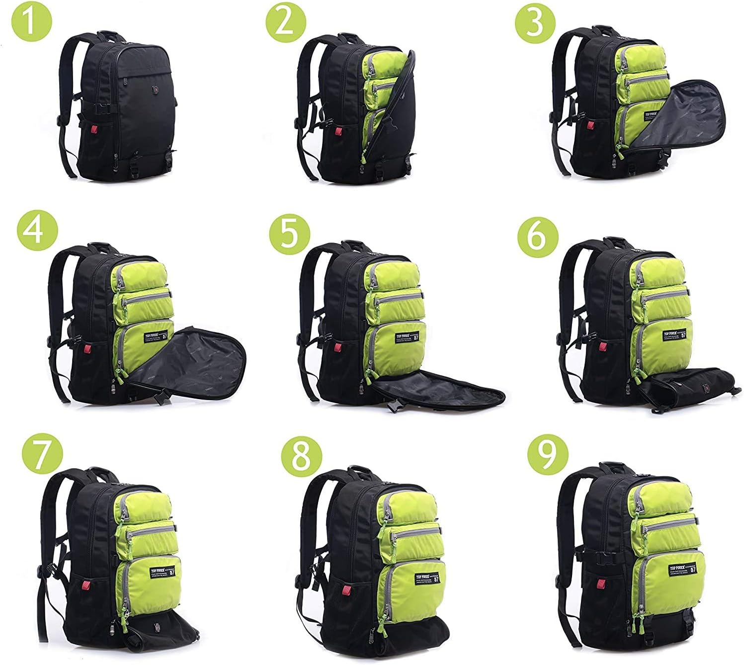 One-Day Sale: Up to 70% Off Top Power Laptop Backpack Travel Carry-on Transformable Convertible Backpack -Black/Blue-8006 Up To 60% OFF Top Power Laptop Backpack Travel Carry-on Transformable Convertible Backpack -Black/Blue-8006