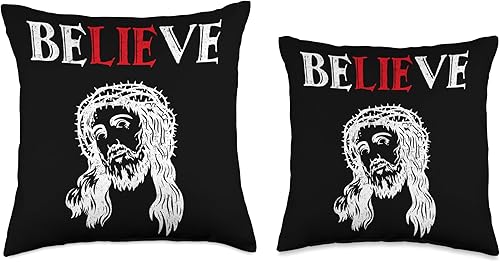 Miniatura 3 de Atheist Occult Baphomet Tarot Card Satanic Devil Jesus Lie Gothic Ocultit Satanás Anticristo Ateist Hell Devil - Almohada de 18 x 18 pulgadas