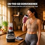Ninja All-in-One Kitchen System, 1200W Blender & Food Processor with 72 oz (2.1 L) Pitcher, 8-Cup Bowl & Nutri Cups for Smoothies, Ice Crushing & Dough, BL780C (Canadian Version)