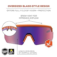 Vista 3 de Ergodyne Skullerz AEGIR - Lentes de sol de seguridad, lentes espejados, ANSI z87.1