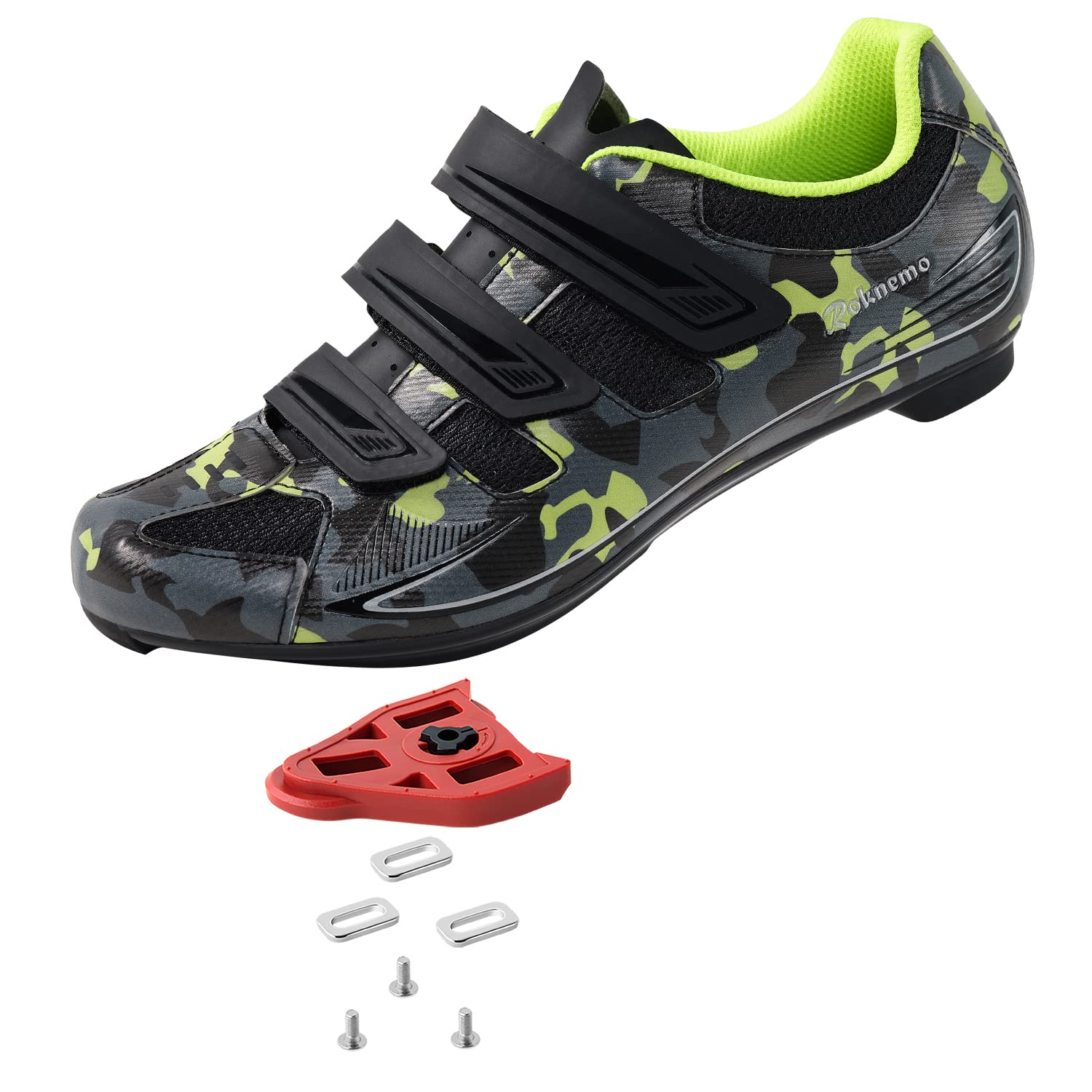 Unisex Cycling Shoes with Look Delta Cleats - Peloton Compatible Spin Shoes with SPD Clips - Indoor Shimano Road Bike Shoes for Men Women