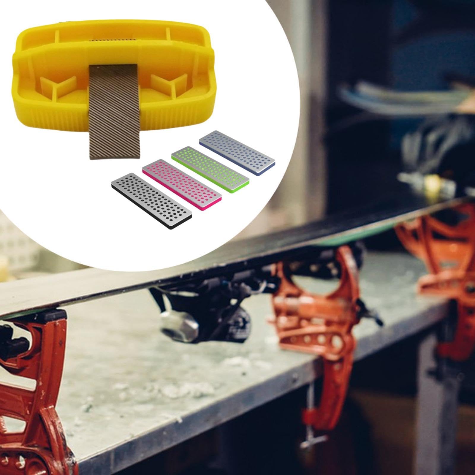 Kit per La Regolazione della Smussatura delle Lamine dello Snowboard, Affilatore per Lamine da, Strumento per La Laterale dello Snowboard
