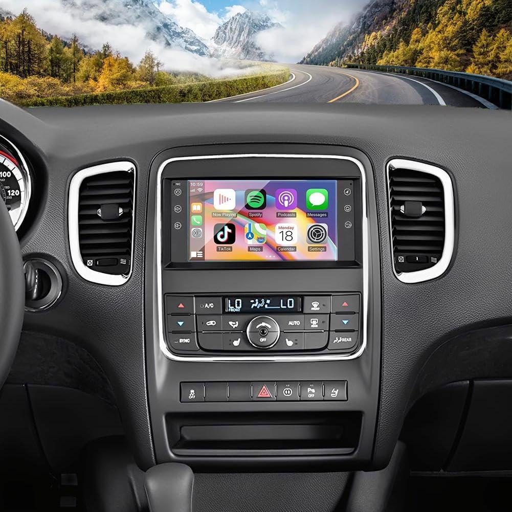 Android Car Stereo for 2011 2012 2013 Dodge Durango,Wireless Carplay/Android Auto,7 Inch IPS Touch Screen Radio with Bluetooth/GPS Nav/WiFi/FM/Backup Camera/2G+32G