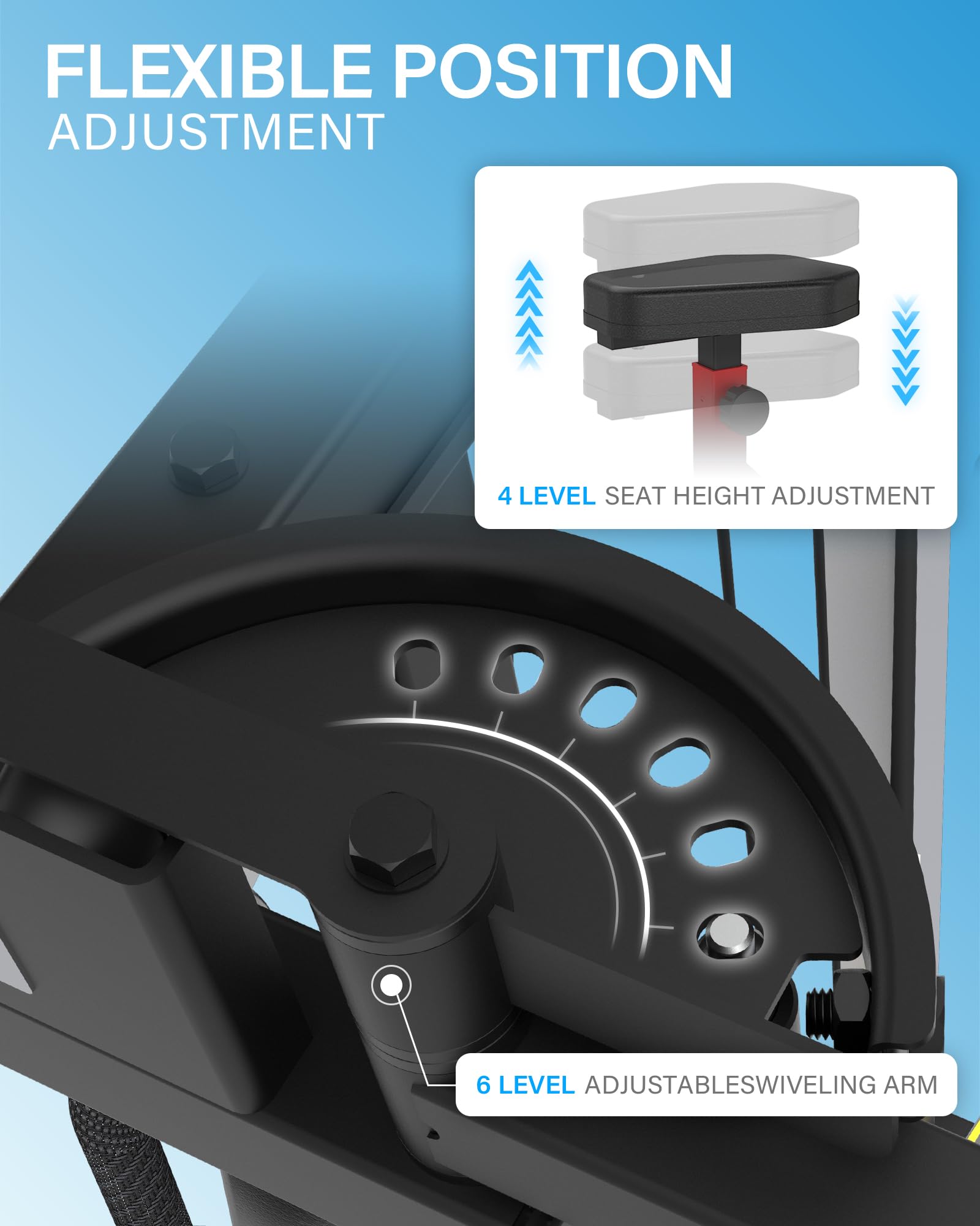 HVO Chest Fly Maschine 3 in 1 Brusttrainer Verstellbare Arme | Trainiert Brust und Rücken mit Fly und Reverse Fly Funktionen sowie individuell einstellbaren Armen für Zuhause