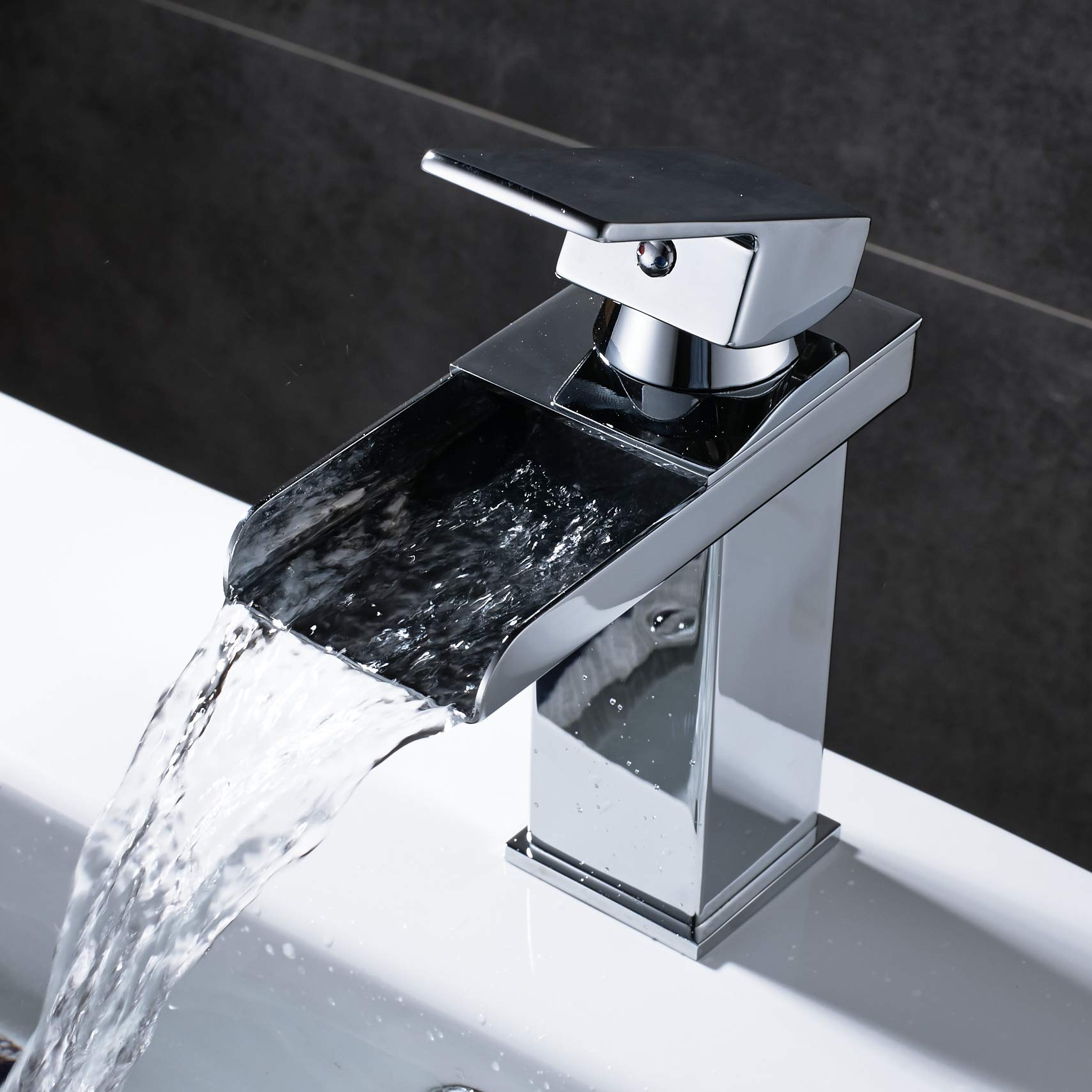 Buy Suguword Basin Sink Tap Mixer Tap Bathroom Mixer Lever Taps Basin ...
