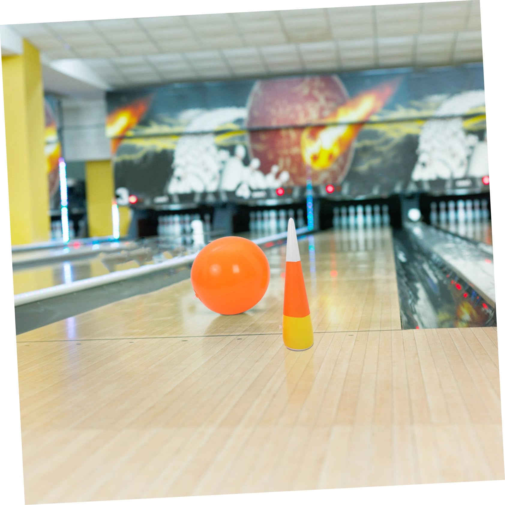Gatuida Bolos Hinchable para Set de Bolos y Pelota de Seguro y para Interior y Exterior para Actividades Grupales y Desarrollo Motriz