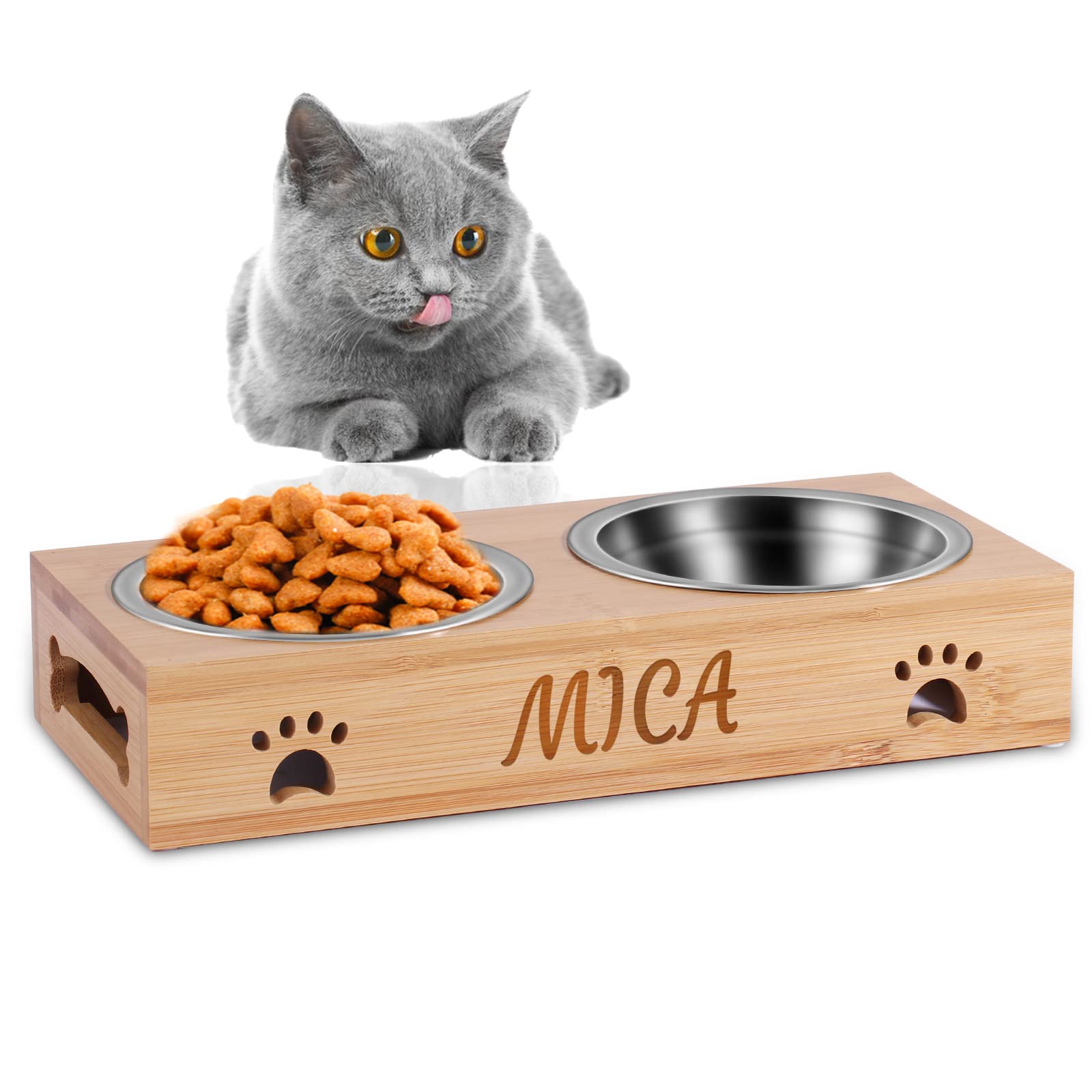 Pet Food Cat Bowls With Names Cat Bowls For Indoor Cats