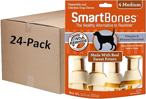 Miniatura 1 de SmartBones - Huesos para perros sin cuero crudo, sabor de camote