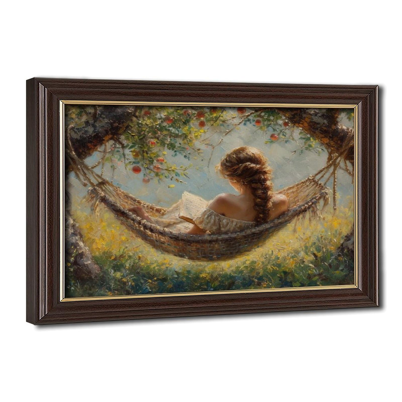 Bareronor Bookish Canvas Poster for Living Room Decor Gift