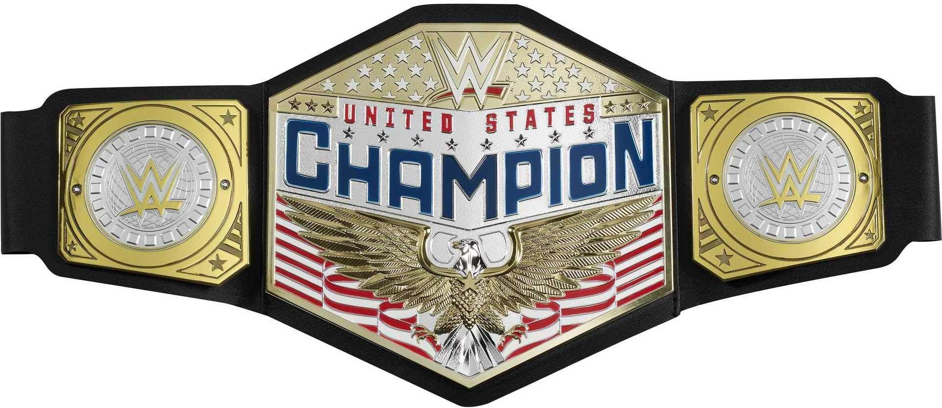 WWE Championship Title Featuring Authentic Styling, Metallic Medallions, Leather-like Belt & Adjustable Feature that Fits Waists of Kids 8 and Up