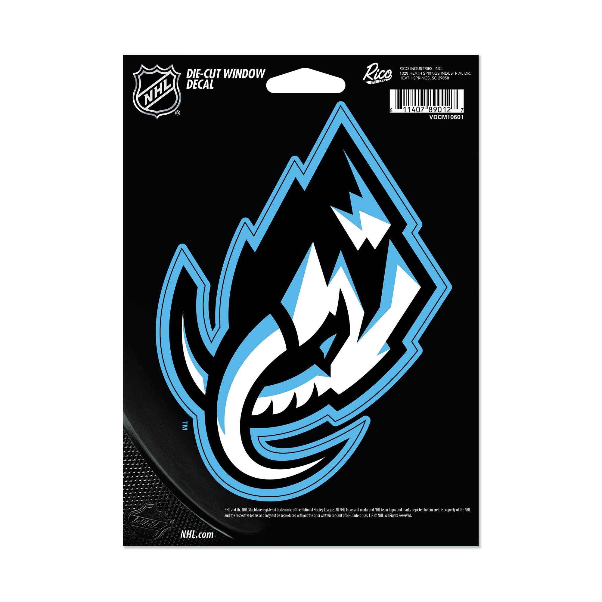 NHL Rico Industries Die Cut Vinyl Decal, Columbus Blue Jackets, 5 x 7-inches
