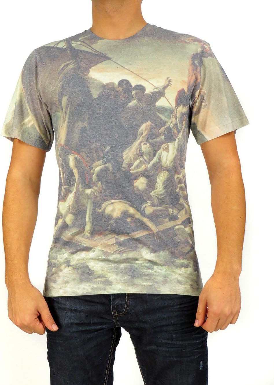 JEM Collective Men's Raft of the Medusa Sublimation Graphic T-Shirt
