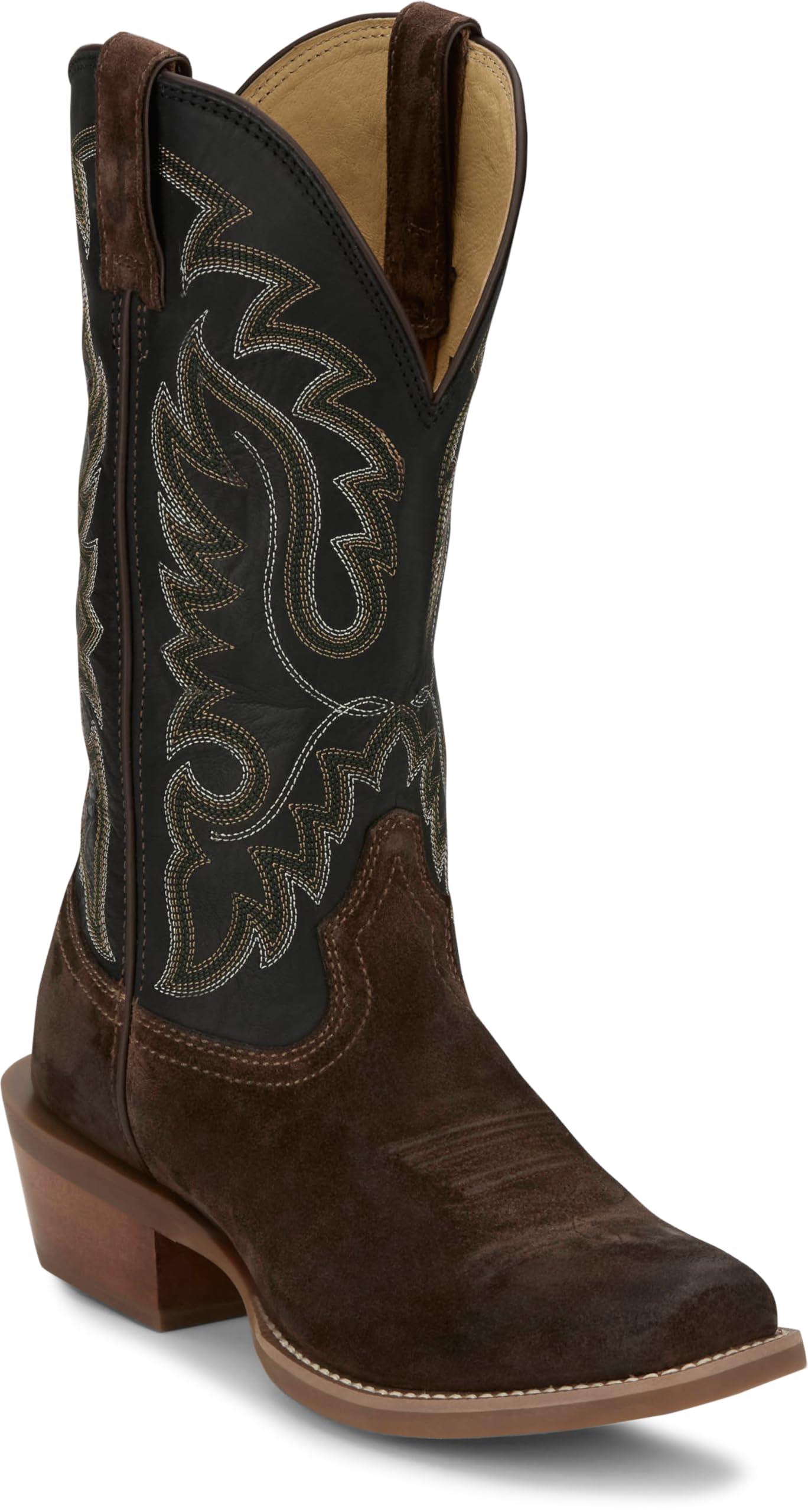 Justin Cowboy Town Men's 13" Boot - Durable Leather Western Style, Classic Design, Comfortable Fit for Everyday Wear