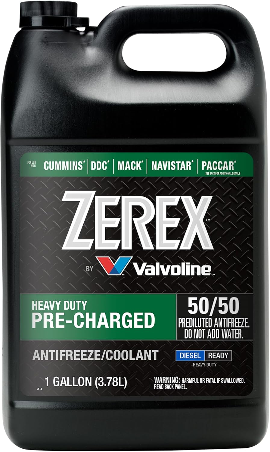 Zerex Pre-Charged 50/50 Ready-to-Use Antifreeze/Coolant (1 gal)