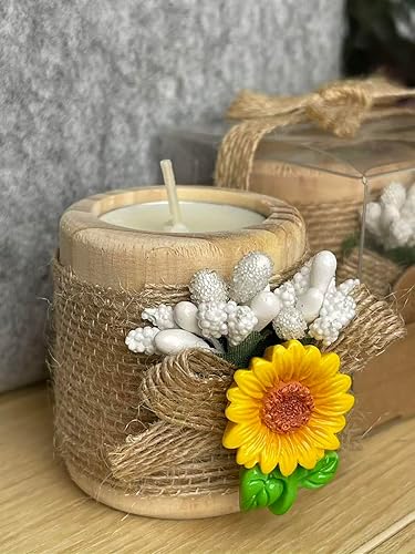 Vista 22 de Paquete de 30 portavelas de madera para regalos de boda, regalos de despedida de soltera para invitados, centros de mesa de bautismo/baby shower