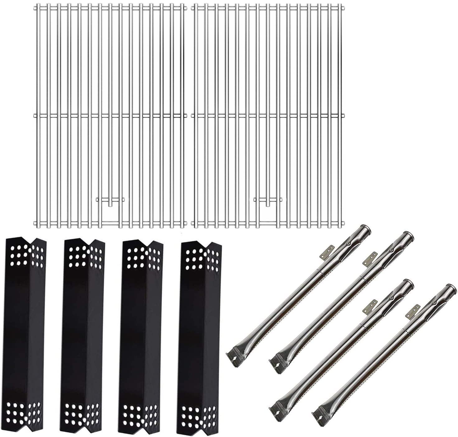 SafBbcue Replacement Parts Kit for Nexgrill 4 Burner 720-0830A 720-0830H 720-0783E 720-0783C 720-0830D Parts, Kenmore 122.33492410 122.33492411, Master Forge 1010037, BHG 720-0783W Replacement Parts