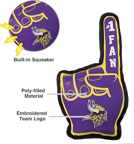 Miniatura 4 de Pets First NFL NFL #1 - Juguete unisex para perros fanáticos