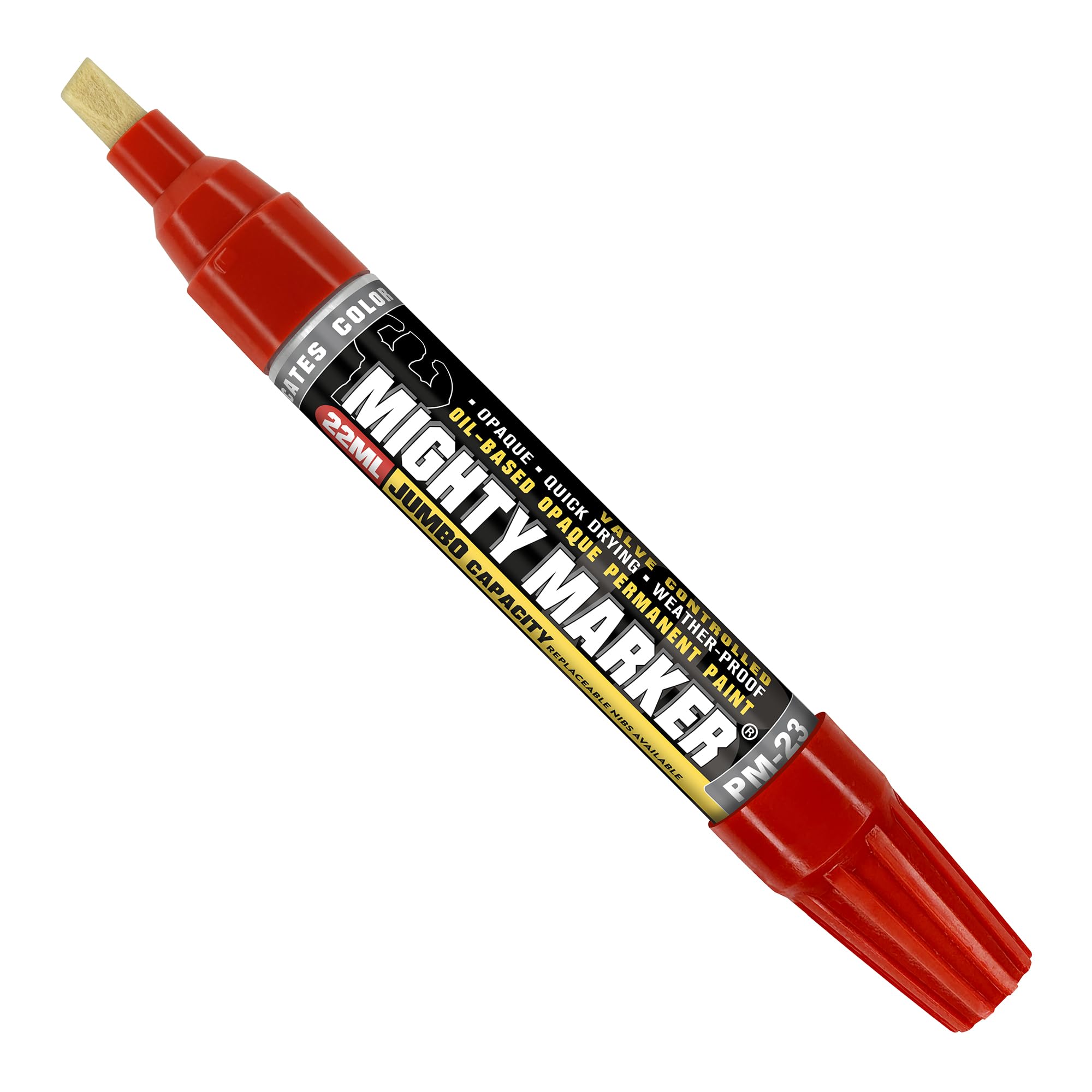 Amazon.com: Mighty Marker PM-23 Jumbo Industrial Paint Marker, Oil
