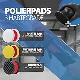 Detailmate Menzerna 250ml SHC 1000 + MC 2000 + SFP 3800 + 3 Polishing Pads (Soft, Medium, Hard) - 6