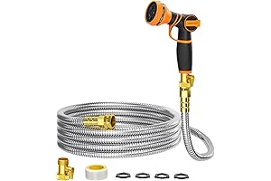 Giraffe Tools Stainless Steel Garden Hose 25ft