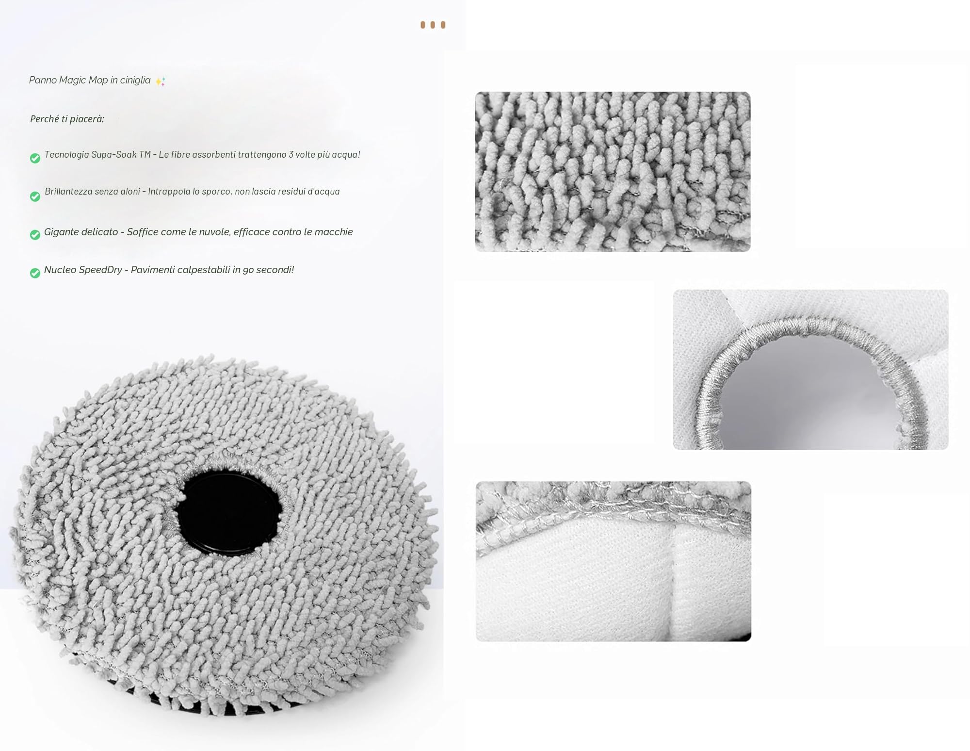 Accessori per Dreame L40s Pro Ultra X50 Ultra Complete,L50 Pro Ultra Mocio X6; Sacchetti X4; Filtro HEPA X4; Spazzole Principali X2; Spazzole Laterali X4
