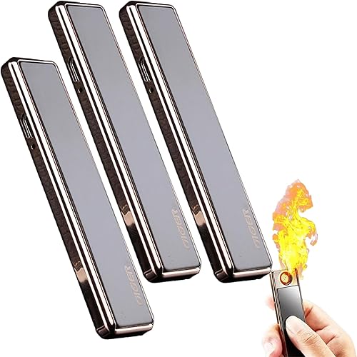 Miniatura 6 de Xipe - Encendedor de arco USB resistente al viento, encendedor de arco USB recargable (3 piezas)
