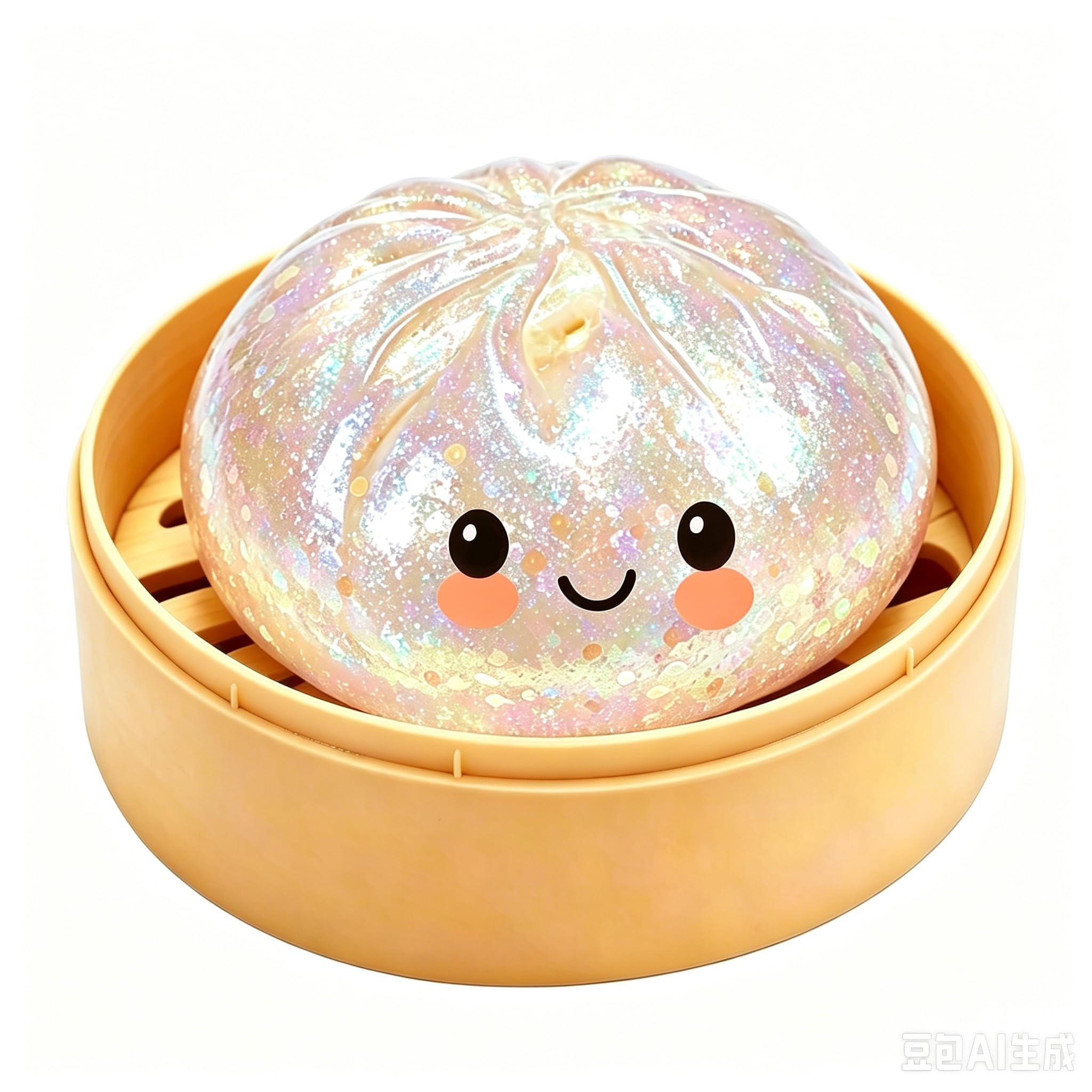 Dumpling Squishy Glitter Mystery, Mystery Dumpling Squishy Box originale, agisce come ansia e ha un rapido recupero degli effetti, decompressione per adulti