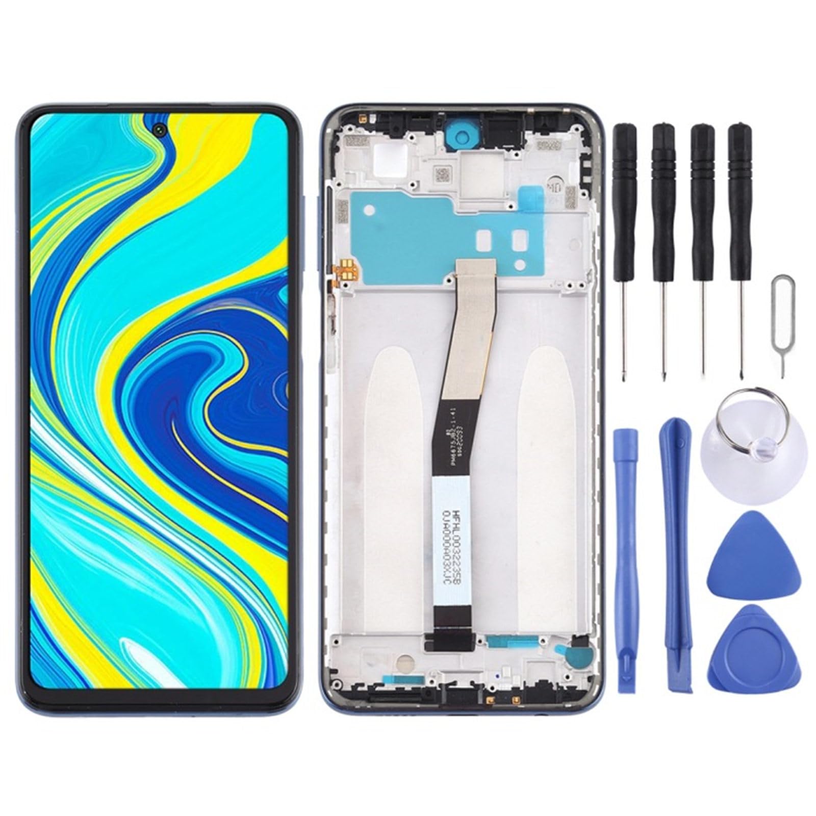 Ekrany dotykowe do gier, digitizer, zestaw wyświetlaczy LCD, szybka reakcja 6 ms, zintegrowana struktura ramy do Note 9S, łatwa instalacja, wyświetlacz telefonu