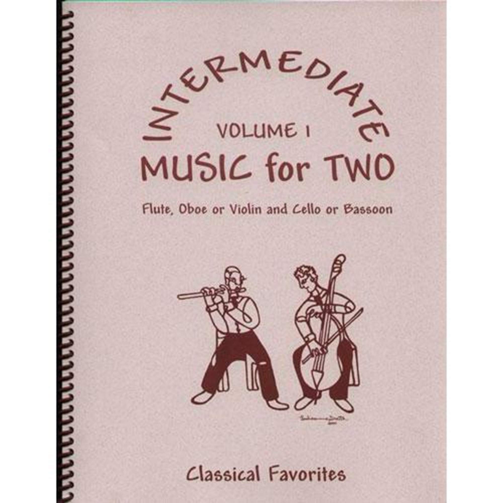 Intermediate Music for Two, Volume 1 for Flute or Oboe or Violin & Cello or Bassoon