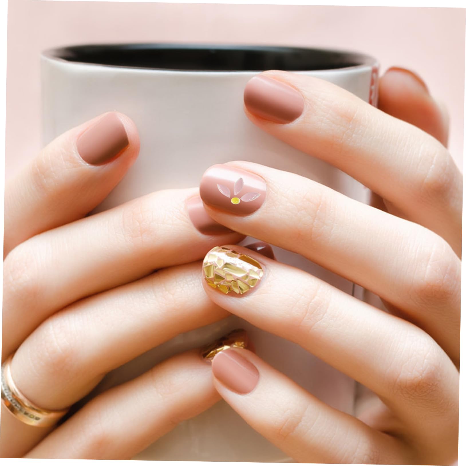 VICASKY 15pezzi Adesivi Per Unghie Embossed Nail Art Stickers Manicure Decorazioni Autoadesive Per Occasioni Speciali e Uso Quotidiano