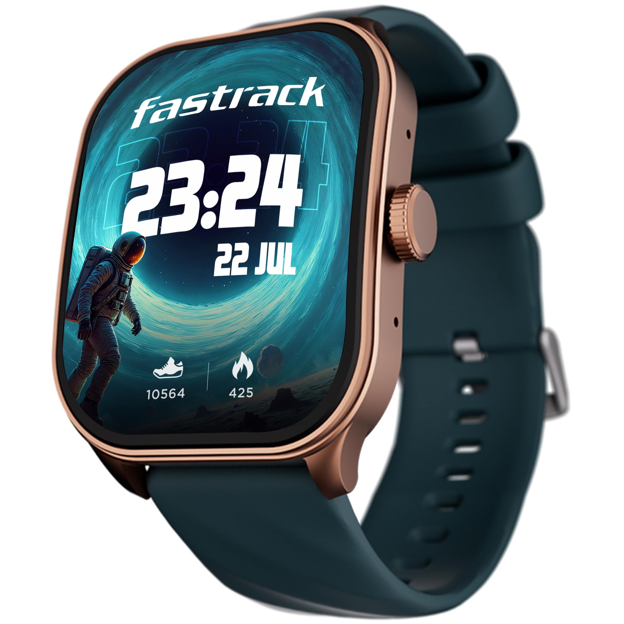 Sponsored Ad - Fastrack Limitless FS2 Pro Smartwatch|1.96" Super AMOLED Arched Display with Functional Crown and Resolution of 410X502|Singlesync BT Calling|Nitrofast Charging|110+ Sports Modes|200+ Watchfaces,Teal