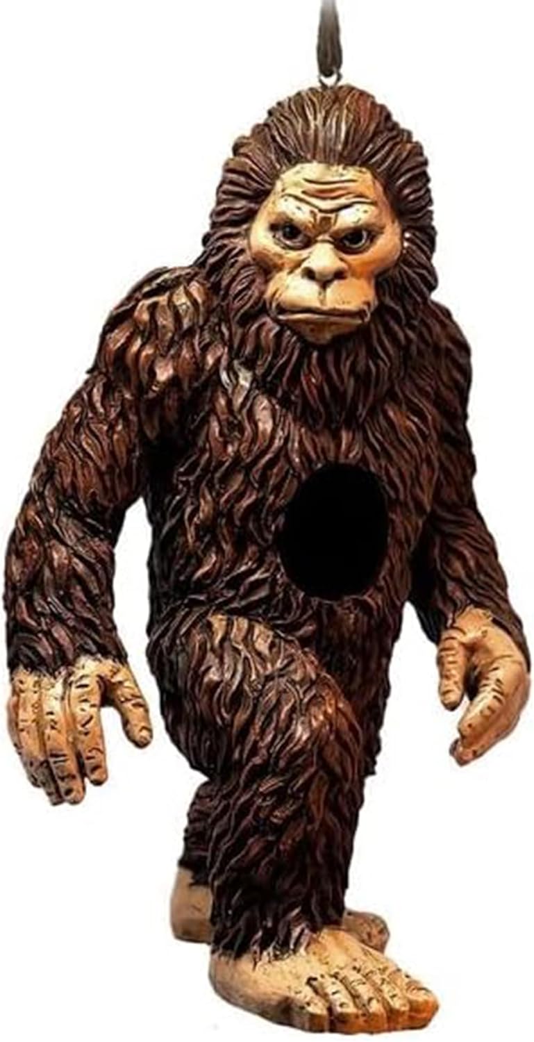 Spoontiques Big Foot Birdhouse, Multicolor, Garden Décor - Decorative Birdhouse for Yard and Garden Decoration