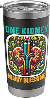 Kidney Anniversary Kidney Transplant Organ Donation Stainless Steel Insulated Tumbler